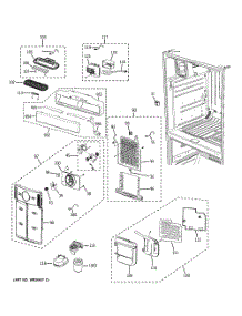 Fresh Food Section parts for Samsung Refrigerator PFSS9PKYBSS from AppliancePartsPros.com
