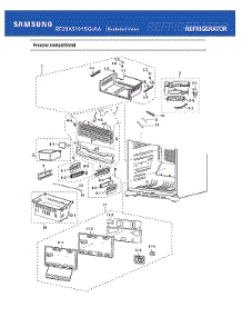 Freezer Compartment parts for Samsung Refrigerator RF20A5101SG/AA from AppliancePartsPros.com