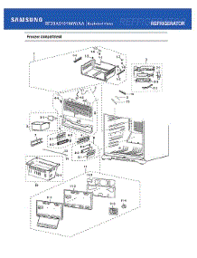 Freezer Compartment parts for Samsung Refrigerator RF20A5101WW/AA from AppliancePartsPros.com