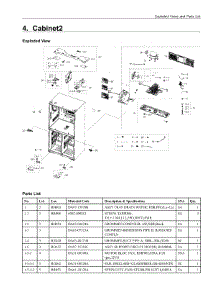 4. Cabinet2 parts for Samsung Refrigerator RF22M9581SG/AA from AppliancePartsPros.com