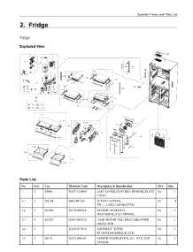 2. Fridge parts for Samsung Refrigerator RF22N9781SG/AA from AppliancePartsPros.com