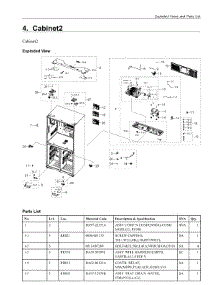 4. Cabinet2 parts for Samsung Refrigerator RF22N9781SG/AA from AppliancePartsPros.com