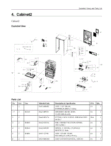 4. Cabinet2 parts for Samsung Refrigerator RF22R7551SG/AA from AppliancePartsPros.com