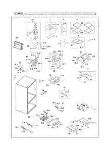 Refrigerator Parts parts for Samsung Refrigerator RF23HCEDBSG/AA from AppliancePartsPros.com