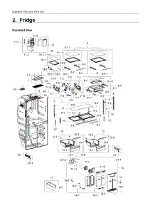 2. Fridge parts for Samsung Refrigerator RF23J9018SR/AA from AppliancePartsPros.com