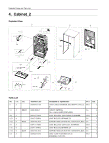4. Cabinet_2 parts for Samsung Refrigerator RF23M8960MT/AA from AppliancePartsPros.com