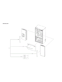 Handle Parts parts for Samsung Refrigerator RF23R6301SR/AA from AppliancePartsPros.com