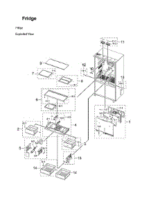 Refrigerator Parts parts for Samsung Refrigerator RF24BB6900ACAA from AppliancePartsPros.com