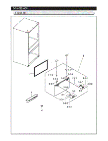 Freezer Door Parts parts for Samsung Refrigerator RF25HMIDBSG/AA from AppliancePartsPros.com