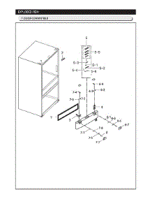 Convertible Door Parts parts for Samsung Refrigerator RF25HMIDBSR/AA from AppliancePartsPros.com