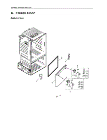 Freezer Door Parts parts for Samsung Refrigerator RF26J7510SR/AA from AppliancePartsPros.com