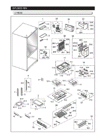 Refrigerator Parts parts for Samsung Refrigerator RF26J7510SR/AA from AppliancePartsPros.com