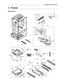 Freezer Parts parts for Samsung Refrigerator RF26J7510SR/AA from AppliancePartsPros.com