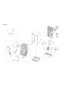 Cabinet 2 Parts parts for Samsung Refrigerator RF27T5201SG/AA-00 from AppliancePartsPros.com