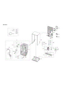 Cabinet 2 Parts parts for Samsung Refrigerator RF27T5201WW/AA from AppliancePartsPros.com