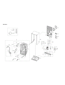 Cabinet 2 Parts parts for Samsung Refrigerator RF27T5501SG/AA from AppliancePartsPros.com