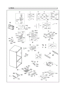 Refrigerator Parts parts for Samsung Refrigerator RF28HDEDBSG/AA from AppliancePartsPros.com