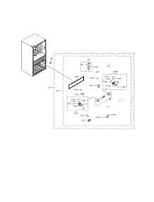 Flexzone - Door parts for Samsung Refrigerator RF28HMEDBSG/AA from AppliancePartsPros.com