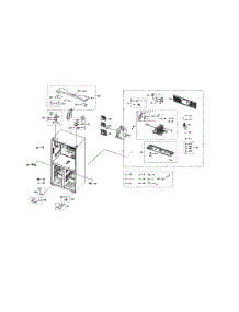 Cabinet 2 parts for Samsung Refrigerator RF28N9780SG/AA from AppliancePartsPros.com