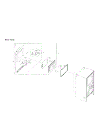 Freezer Door Parts parts for Samsung Refrigerator RF28R6201DT from AppliancePartsPros.com
