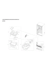 Freezer Parts parts for Samsung Refrigerator RF28R6201DT from AppliancePartsPros.com