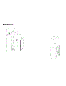 Right Refrigerator Door Parts parts for Samsung Refrigerator RF28R6201DT from AppliancePartsPros.com