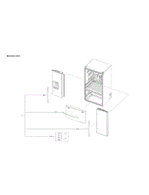Handle Parts parts for Samsung Refrigerator RF28R6201DT/AA-00 from AppliancePartsPros.com