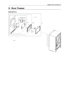 Freezer Door Parts parts for Samsung Refrigerator RF28R7201SG/AA from AppliancePartsPros.com