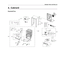 Cabinet 2 Parts parts for Samsung Refrigerator RF28R7201SR/AA from AppliancePartsPros.com