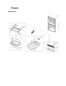Freezer Parts parts for Samsung Refrigerator RF28R7551DT/AA from AppliancePartsPros.com