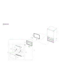 Freezer Door Parts parts for Samsung Refrigerator RF28T5001SG from AppliancePartsPros.com
