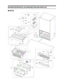 Freezer Parts parts for Samsung Refrigerator RF28T5001SG from AppliancePartsPros.com