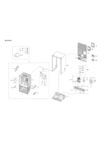 Cabinet 2 Parts parts for Samsung Refrigerator RF28T5001SG/AA-00 from AppliancePartsPros.com
