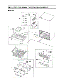 Freezer Parts parts for Samsung Refrigerator RF28T5101WW/AA from AppliancePartsPros.com