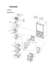 Freezer Parts parts for Samsung Refrigerator RF29A967512/AA from AppliancePartsPros.com