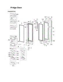 Refrigerator Door parts for Samsung Refrigerator RH30H9500SR/AA-03 from AppliancePartsPros.com