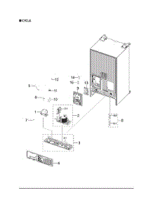 Cycle Parts parts for Samsung Refrigerator RS28A5F61SR/AA-00 from AppliancePartsPros.com