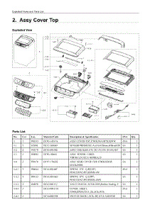 2. Assy Cover Top parts for Samsung Washer WA10F5S2QWW from AppliancePartsPros.com