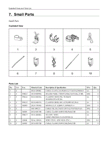 7. Small Parts parts for Samsung Washer WA44A3405AP/A4 from AppliancePartsPros.com
