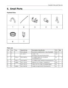 6. Small Parts parts for Samsung Washer WA45K7600AW/AA from AppliancePartsPros.com