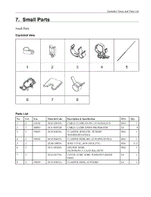 7. Small Parts parts for Samsung Washer WA52A5500AV/US from AppliancePartsPros.com