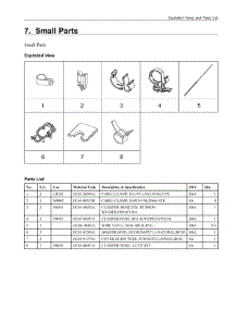 7. Small Parts parts for Samsung Washer WA52A5500AW/US from AppliancePartsPros.com
