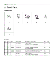 6. Small Parts parts for Samsung Washer WA52M8650AV/A4 from AppliancePartsPros.com