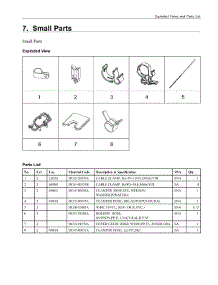 7. Small Parts parts for Samsung Washer WA54A7305AV/US from AppliancePartsPros.com