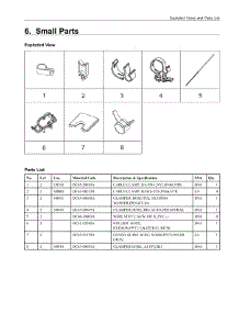 6. Small Parts parts for Samsung Washer WA54R7200AV/US from AppliancePartsPros.com