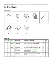 6. Small Parts parts for Samsung Washer WA54R7600AV/US from AppliancePartsPros.com