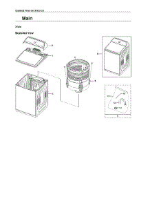 Main Assy parts for Samsung Washer WA55A7300AE/US from AppliancePartsPros.com