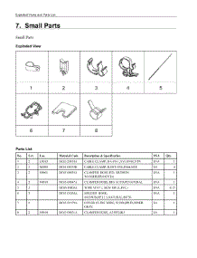 7. Small Parts parts for Samsung Washer WA55A7700AV/US from AppliancePartsPros.com