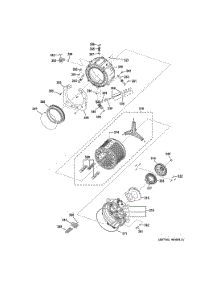 Tub & Motor parts for Samsung Washer WCVH4800K2WW from AppliancePartsPros.com