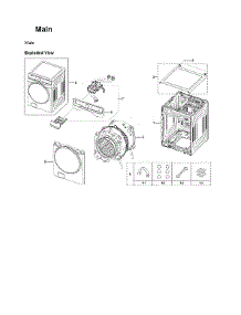 Main Assy parts for Samsung Washer WF45B6300AC/US from AppliancePartsPros.com